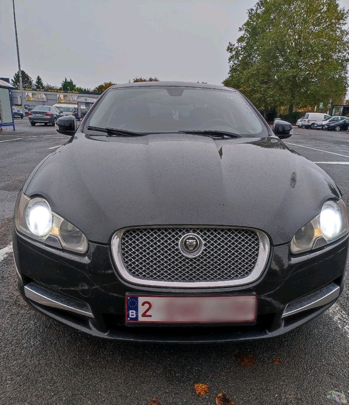 Jaguar XF 2.7 V6 diesel, 2ème proprio, mécanique ok, Autos, Cuir, Achat, Carnet d'entretien, Noir