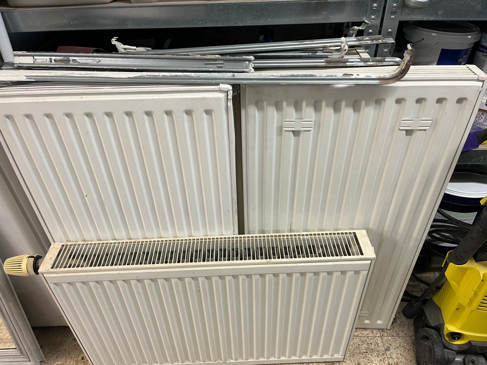 Lot de 4 radiateurs, Bricolage & Construction, Enlèvement, Utilisé, Radiateur