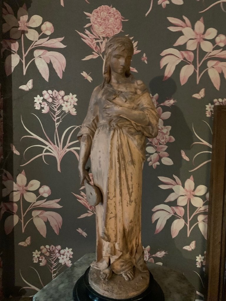 Statue terre cuite, Enlèvement ou Envoi, Comme neuf, Autres types