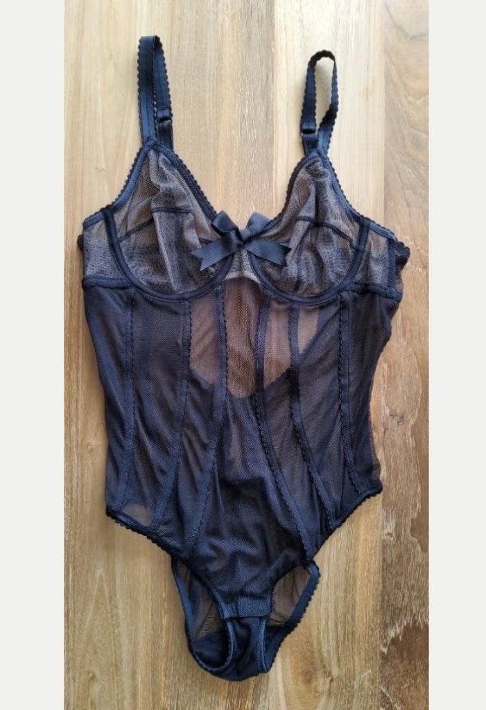 Body corset kant baleinen Chantal Thomas nieuw, Chantal Thomas, Verzenden, Zwart, Body of Korset