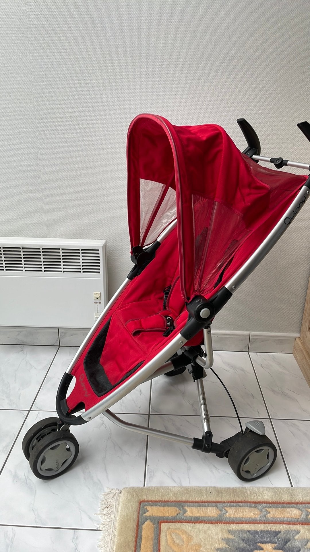 Buggy’s quinny  Rood, Ophalen, Gebruikt, Quinny, Zonnekap
