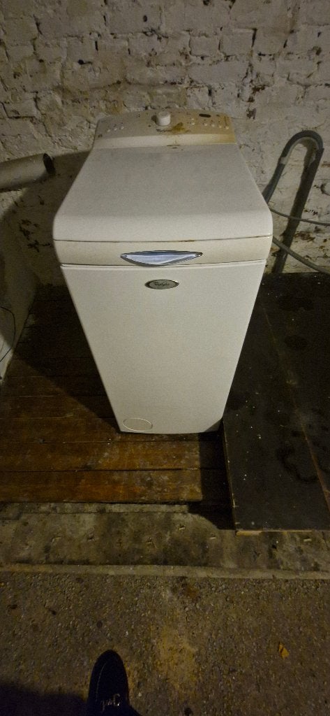 Machine à laver whirpool, Ophalen, Gebruikt, Voorlader, 85 tot 90 cm