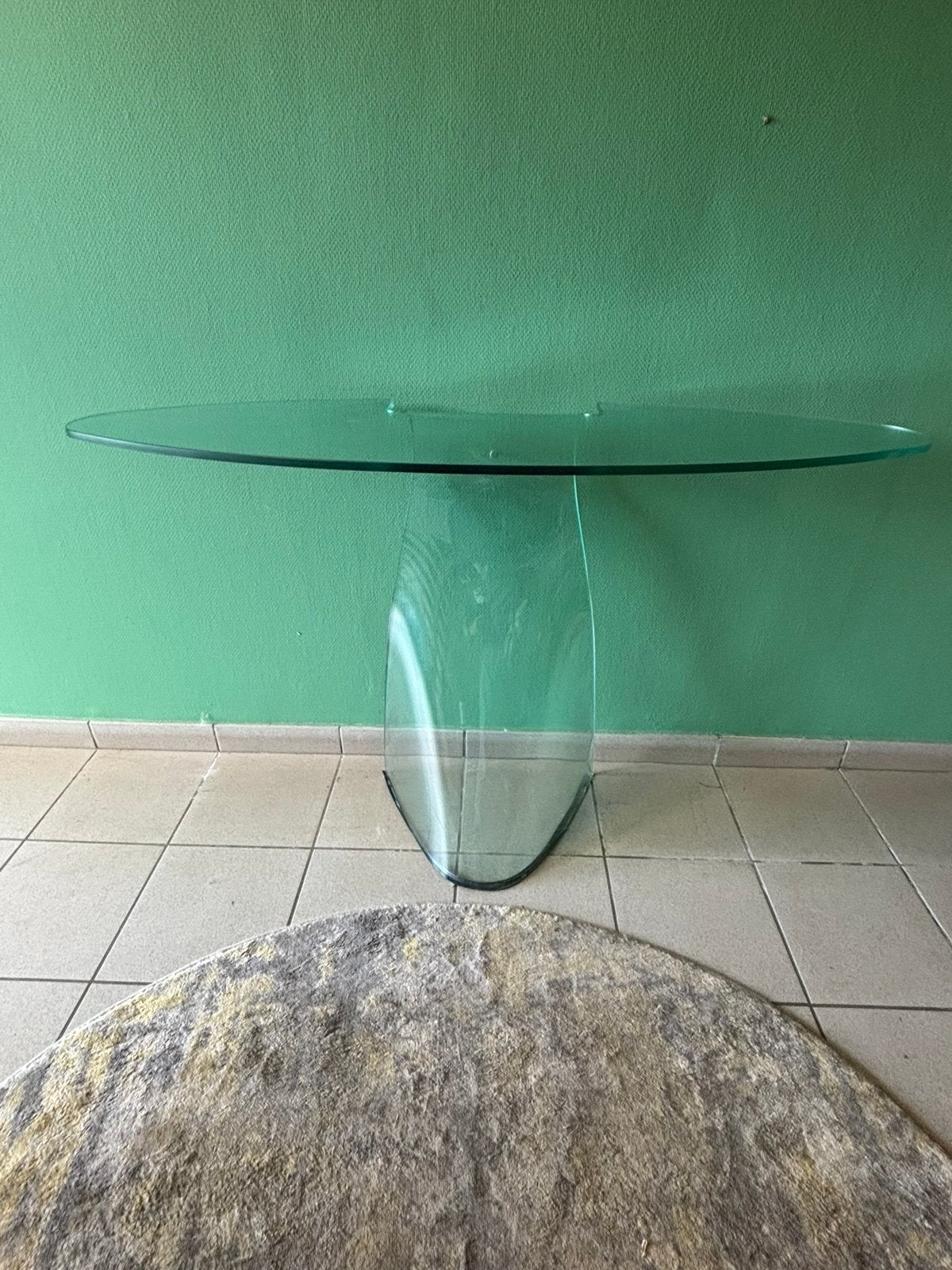 Console en verre FIAM Italia — Design vintage, Enlèvement ou Envoi, Verre