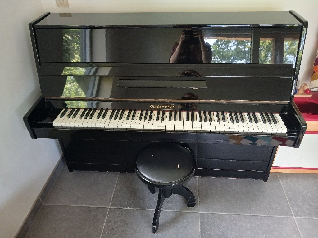 Piano, Musique & Instruments, Enlèvement, Utilisé, Noir, Piano