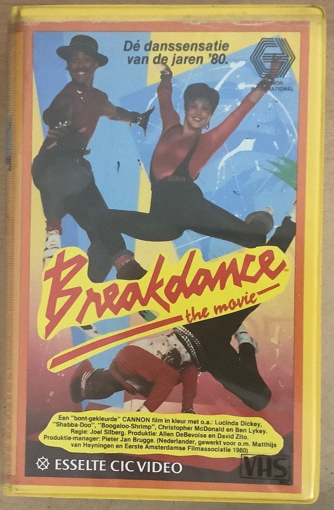 Breakdance: The Movie/Breakin' (1984) VHS Big-Box, Cd's en Dvd's, Nederlands ondertiteld, Ophalen of Verzenden, Komedie, Vanaf 12 jaar