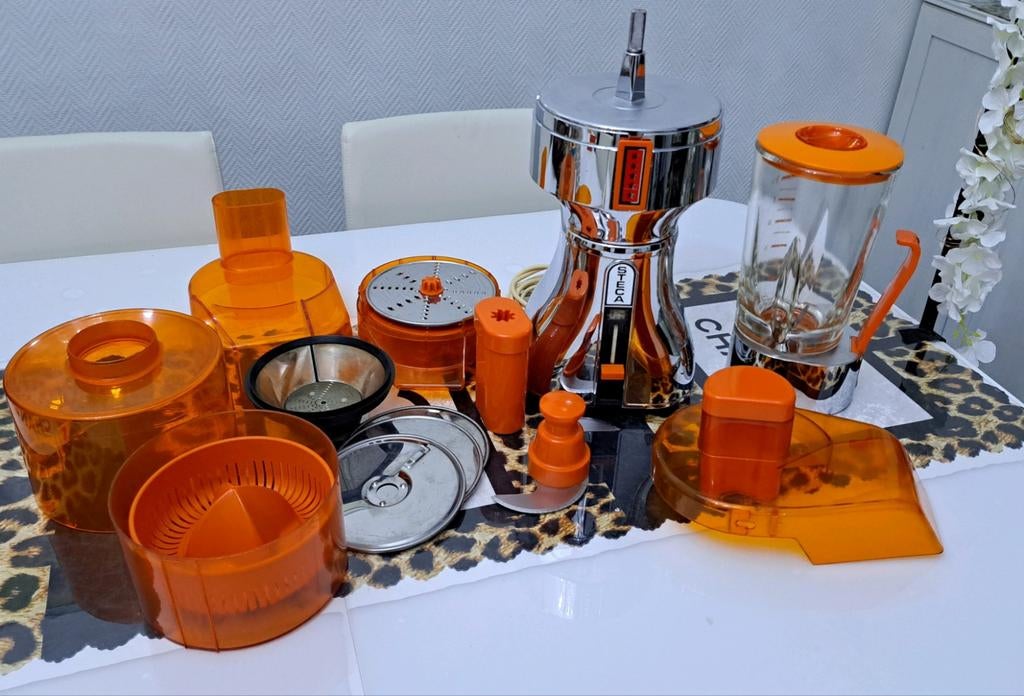 Steca robot blender hachoir presse fruits comme neuf rare, Enlèvement ou Envoi, Comme neuf