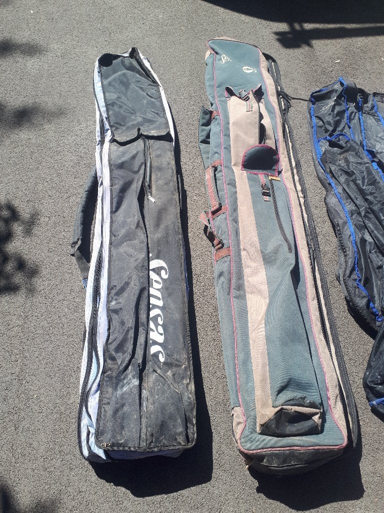 4 fourreau de peche, Sports nautiques & Bateaux, Enlèvement, Utilisé, Ligne fixe