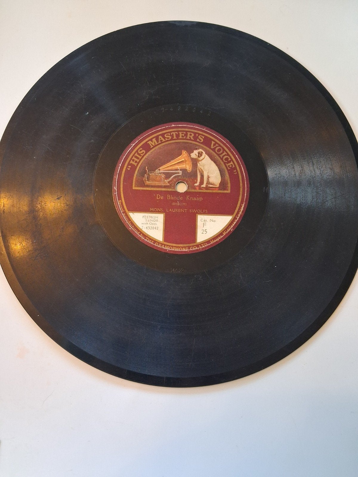 prachtige bak historische 78-toerenplaten(Schellak)- o.a. Po, Musique & Instruments, Enlèvement, Utilisé