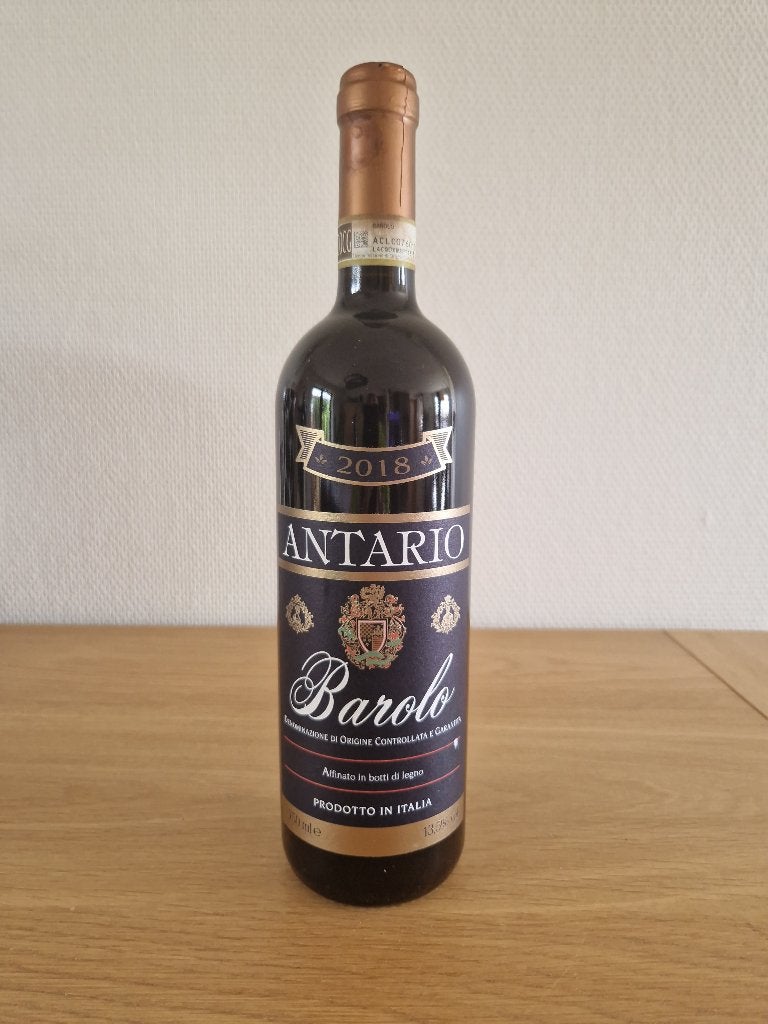 ANTARIO - 2018 - Barolo - 75 cl, Neuf, Enlèvement ou Envoi, Pleine, Vin rouge