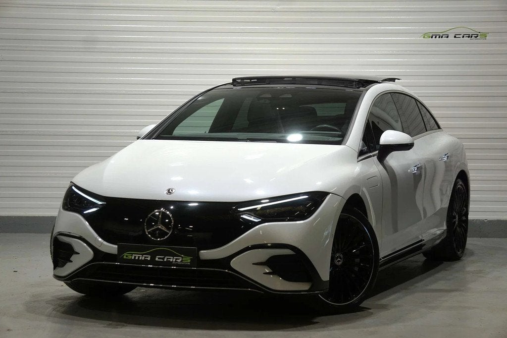 Mercedes-Benz EQE 350 EQE 90.6 kWh 350 AMG Line -Nav-Pano-Le, Autos, Cuir, 215 kW, 2945 kg, Noir