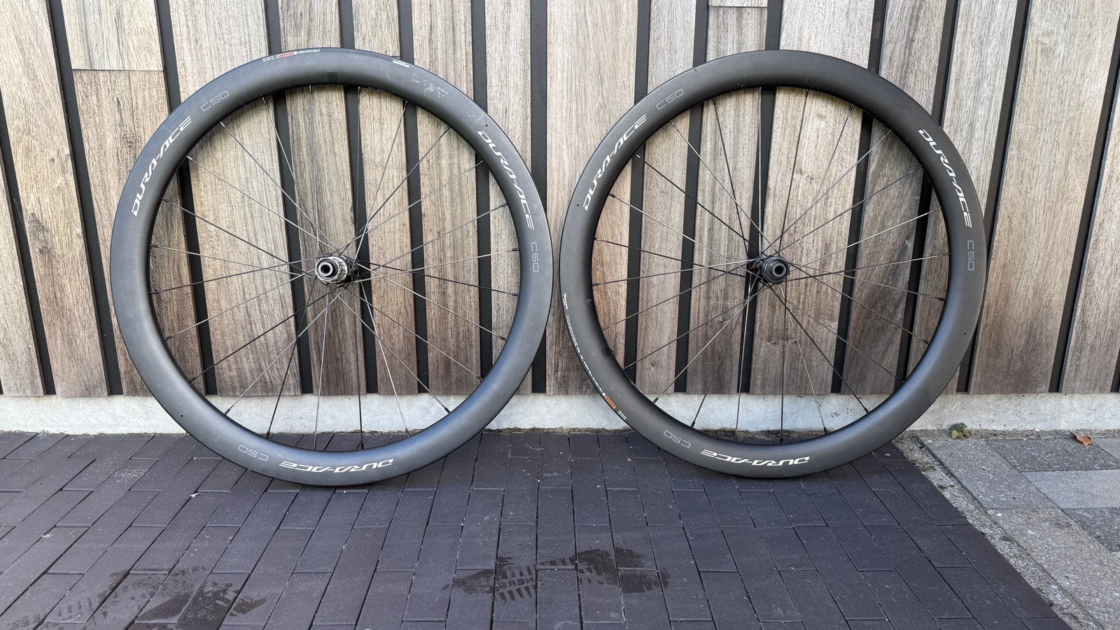 Dura Ace wielen c50, Vélos & Vélomoteurs, Enlèvement, Utilisé, Carbone, Racefiets