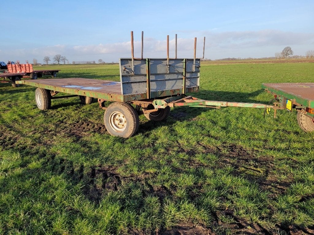 Platte wagen 6x2 mtr, Ophalen, Gebruikt