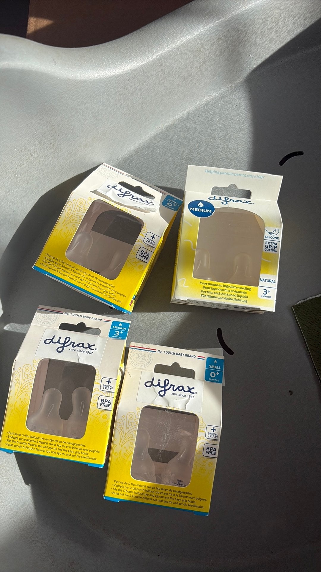 tétines de rechange pour biberons de la marque Difrax, Enfants & Bébés, Enlèvement, Comme neuf, Sans BPA, Difrax