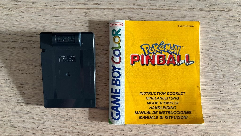 Pokémon Pinball voor Game Boy (met handleiding), Games en Spelcomputers, Puzzel en Educatief, Gebruikt, 1 speler, Ophalen of Verzenden