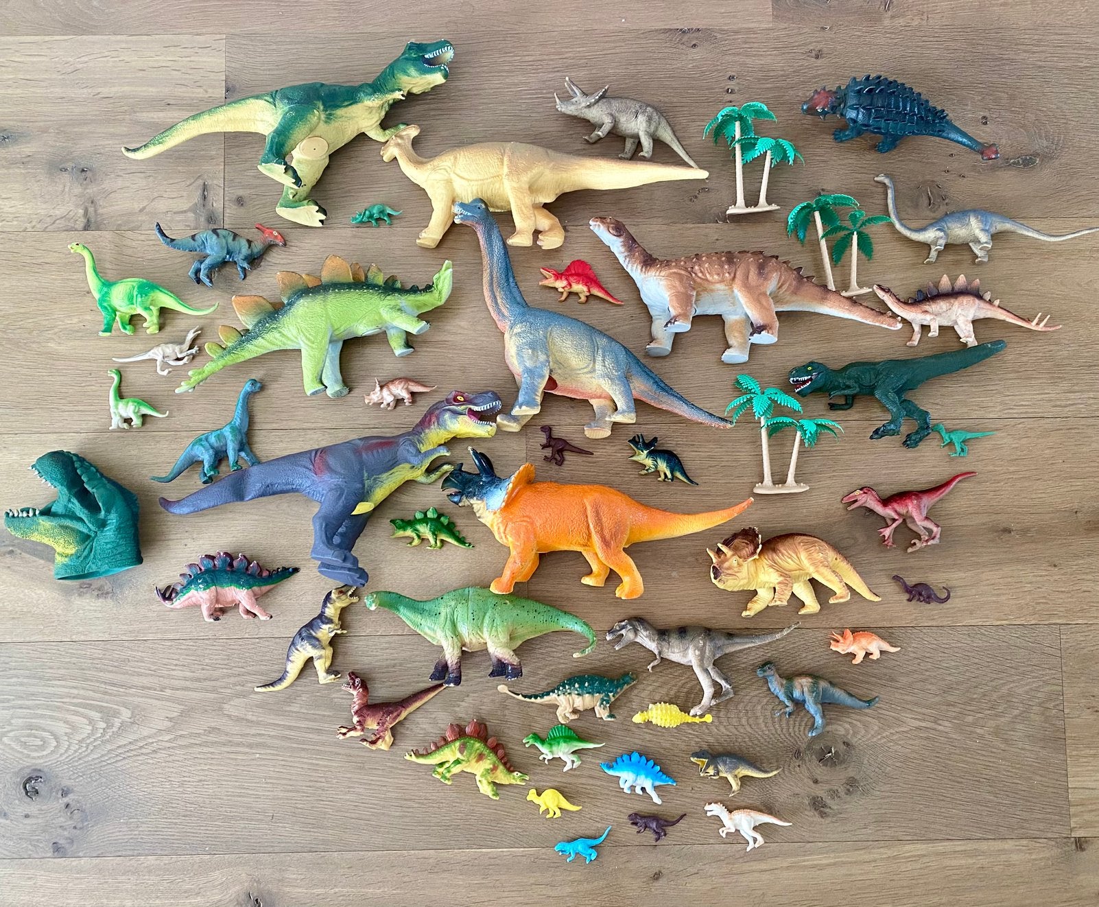 Set dino’s, Ophalen of Verzenden, Gebruikt