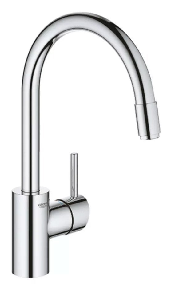 Grohe chrome keukenkraan uittrekbaar, Ophalen of Verzenden, Nieuw, Chroom, Kraan