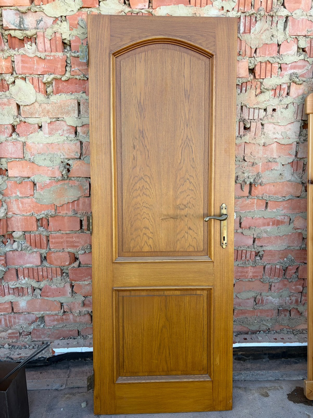 2 portes entièrement en chêne, Bricolage & Construction, Porte intérieure, Enlèvement, Utilisé, Moins de 80 cm