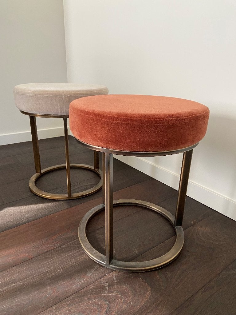 Set van 2 moderne zitkrukjes, Ophalen, Zo goed als nieuw, Overige materialen