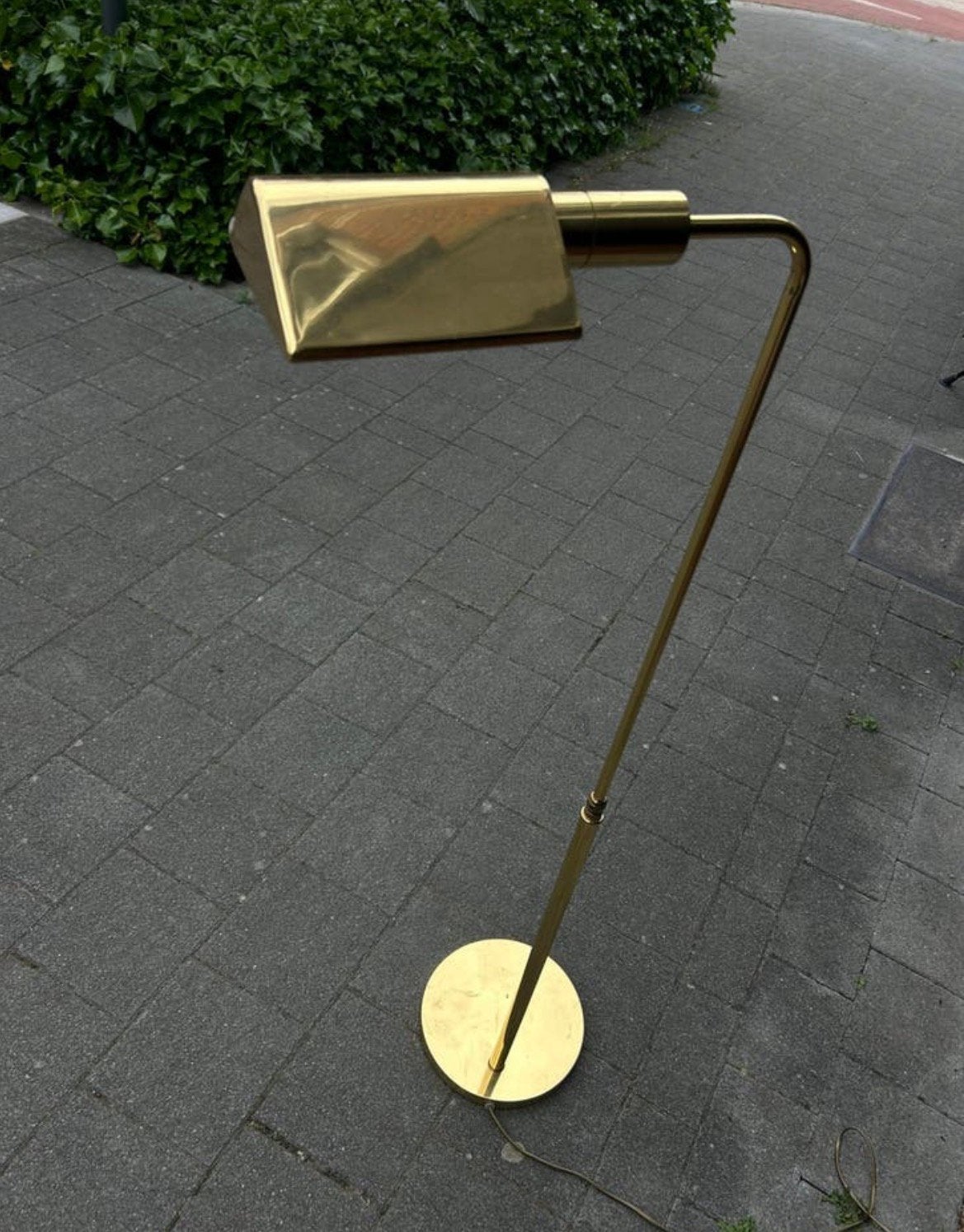 Vintage gouden lamp, Huis en Inrichting, Lampen | Wandlampen, Ophalen, Zo goed als nieuw