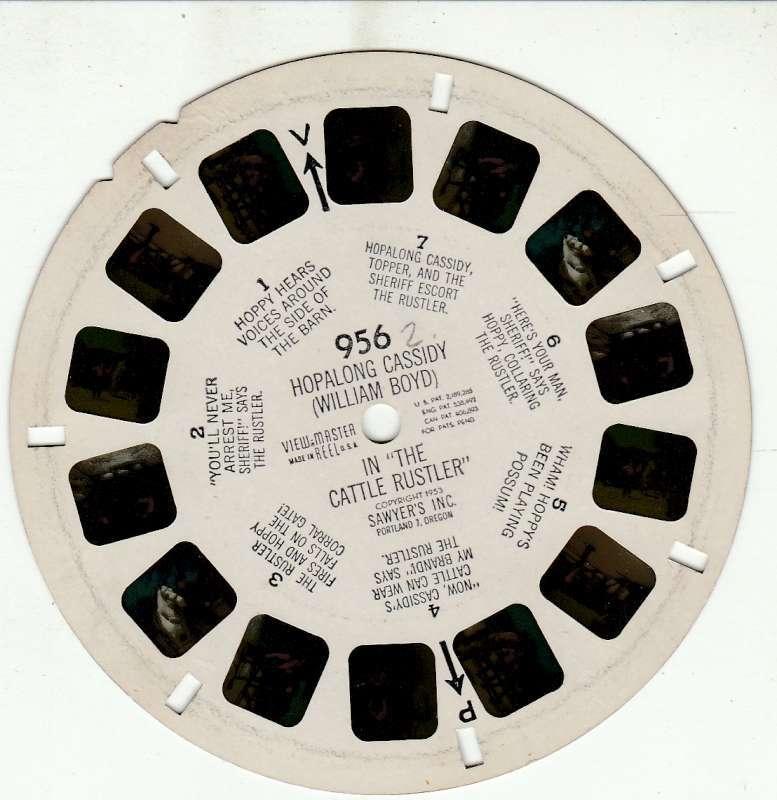 2 View master Sawyer’s Roy Rogers & Hopalong Cassidy, Enlèvement ou Envoi