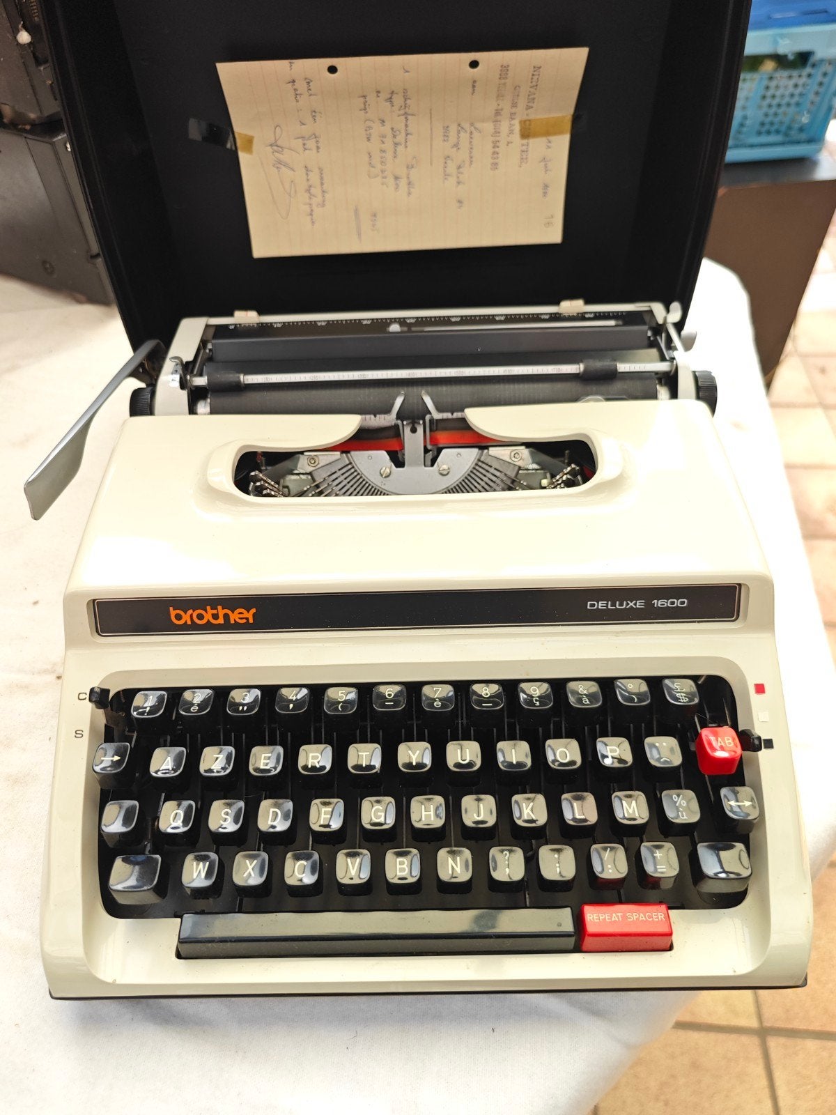 brother schrijfmachine jaren 80 nieuw, Diversen, Typemachines, Ophalen