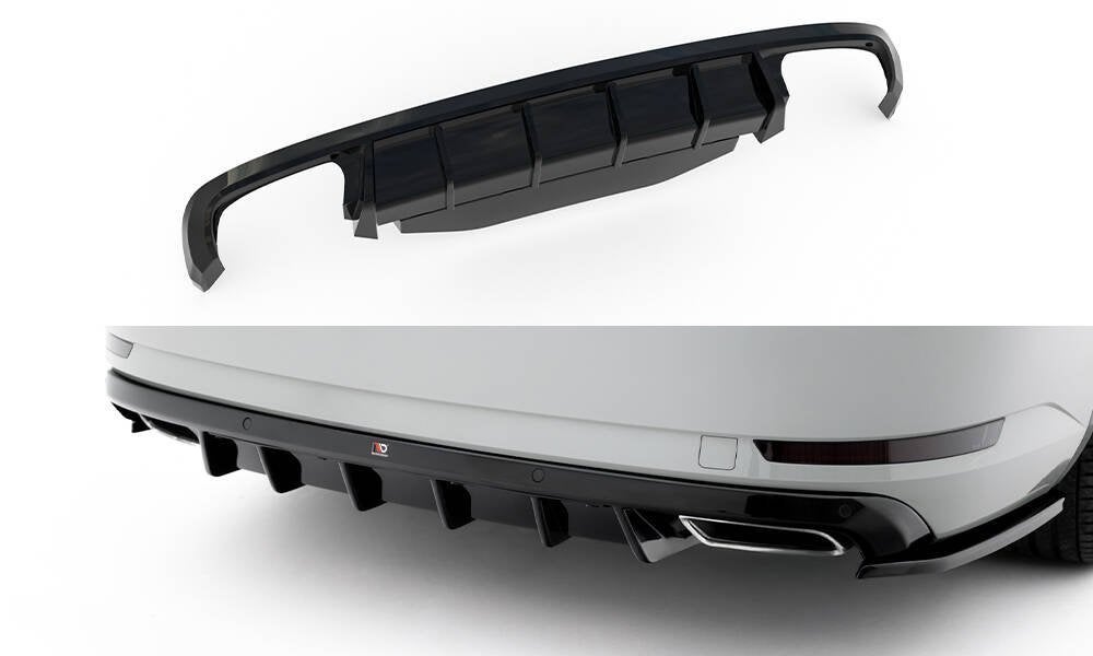 Central Rear Valance Geschikt Skoda Superb MK3, Verzenden