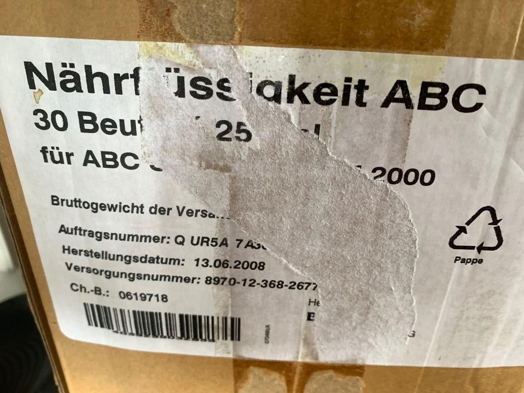 30x MRE EPA Rations Militaires Liquides ABC Allemagne, Verzamelen, Militaria | Algemeen, Verzenden, Landmacht, Overige typen