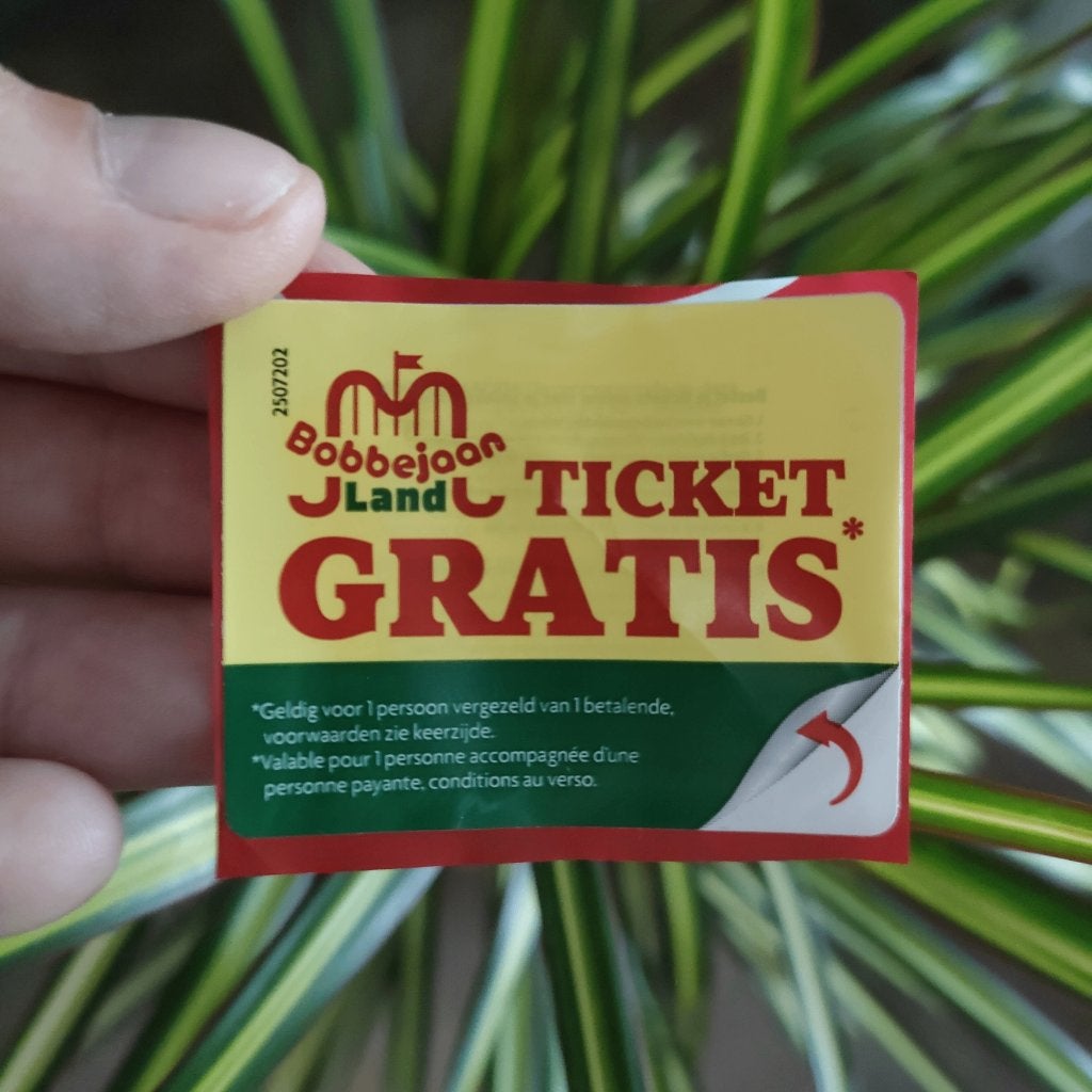BobbejaanLand - Ticket gartis - Gratuit !, Tickets & Billets, Une personne, Carte de réduction