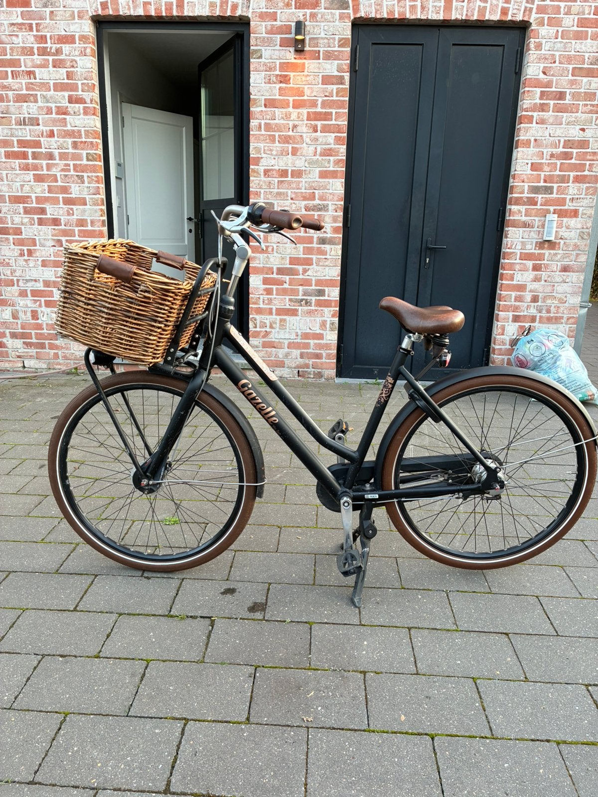 Zwarte Gazelle T7 (maat 54), Fietsen en Brommers, Ophalen, Gazelle