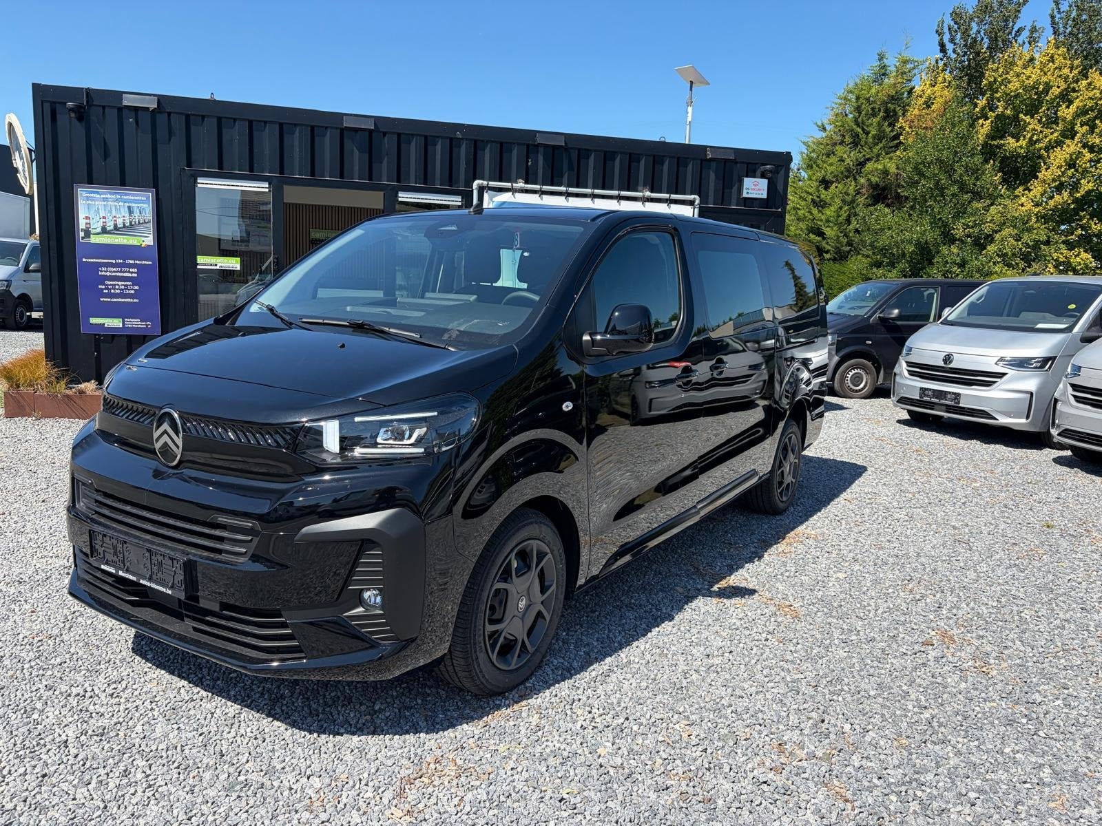 Citroën Jumpy 2.2 BlueHDi 180 S&S L3 DC NIEUW (bj 2026), Auto's, 4 cilinders, Citroën, Zwart, Parkeersensor