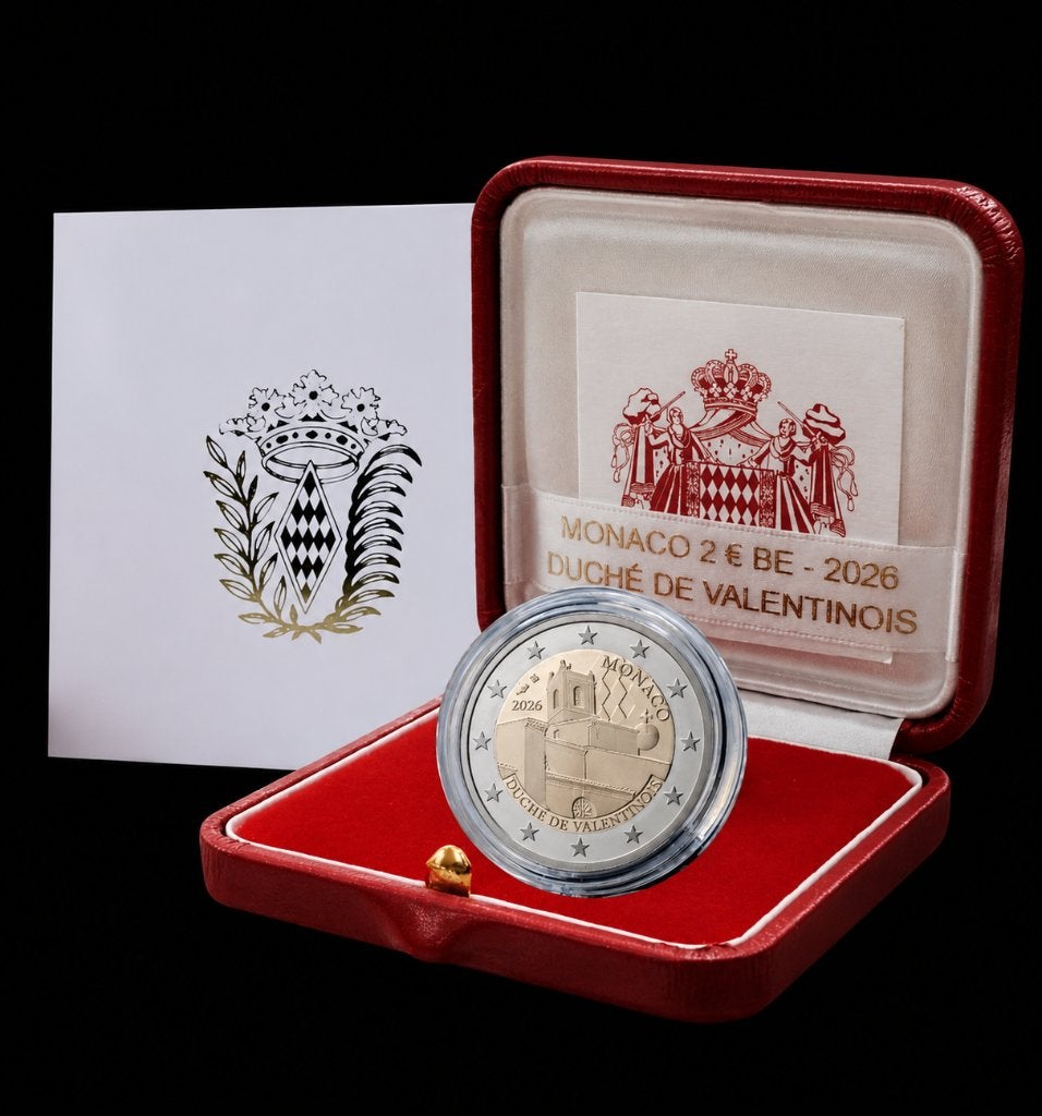 2 euros Monaco 2026, Envoi, Monaco, 2 euros, Série