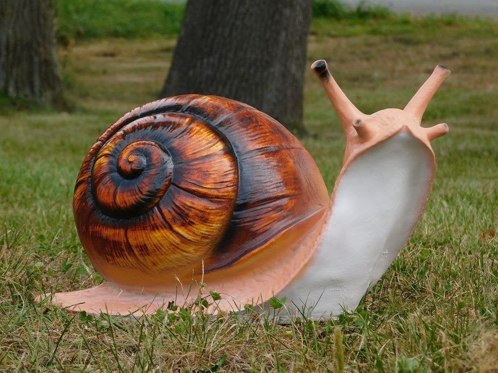 tuinbeeld van een slak, Tuin en Terras, Tuinbeelden, Ophalen of Verzenden, Nieuw