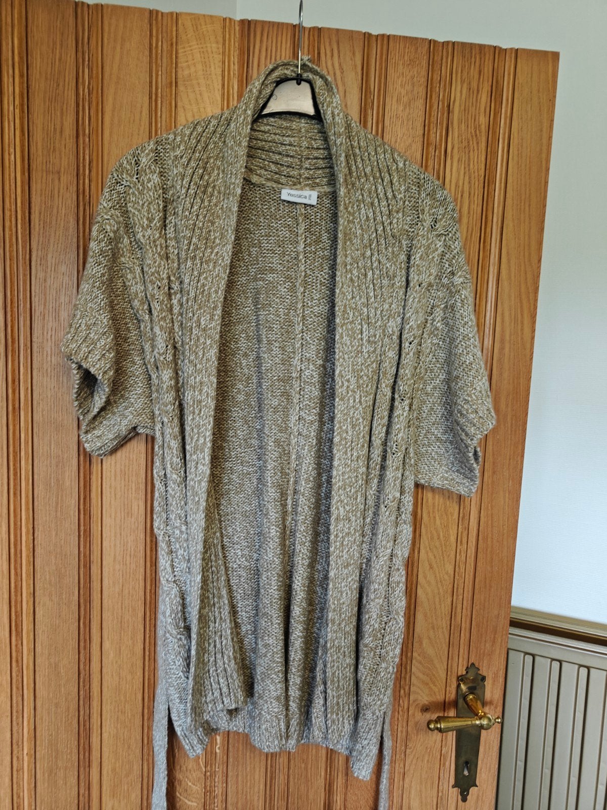 Beige gilet Yessica large, Ophalen of Verzenden, Beige