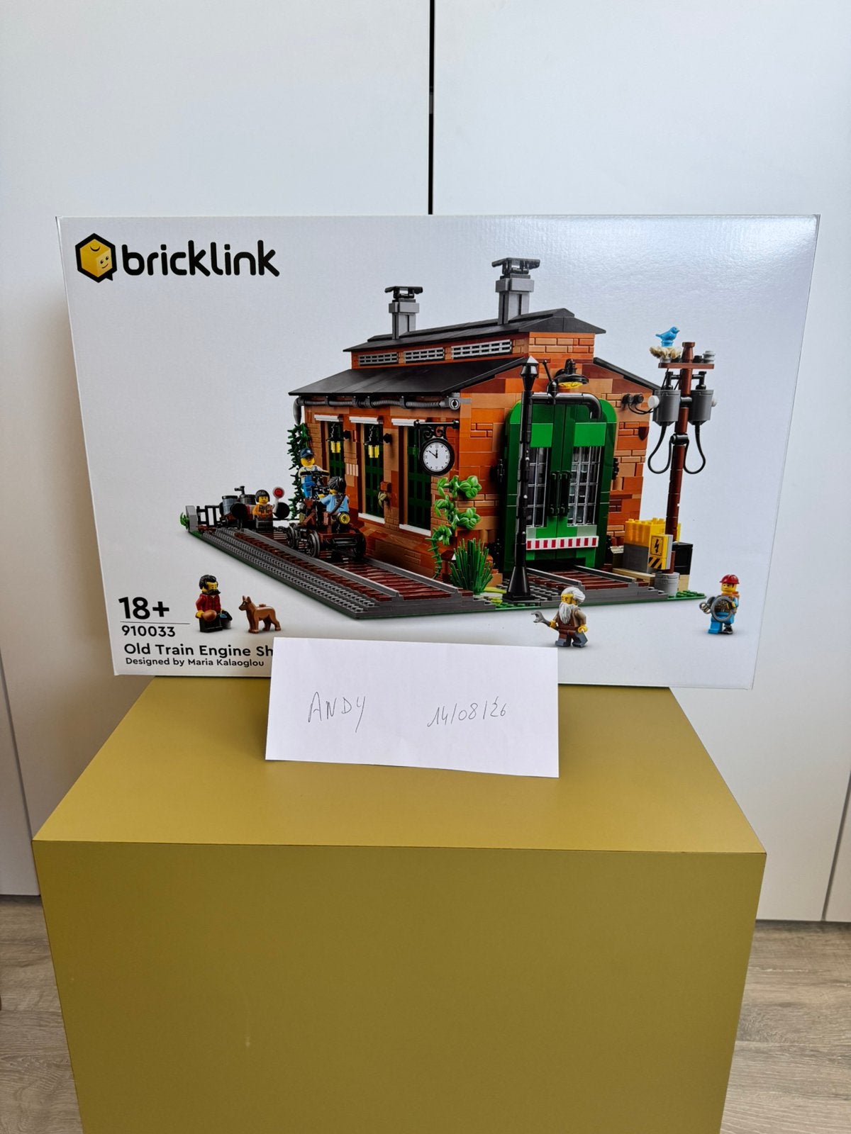 Lego 910033 Old Train Engine Shed, Ophalen, Lego, Nieuw, Complete set