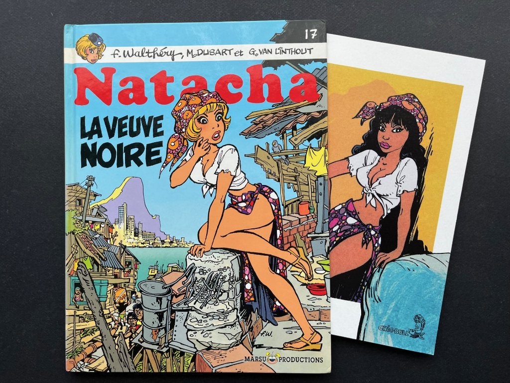 Natacha T17 + XL - La veuve noire - Walthéry - EO1997, Enlèvement ou Envoi