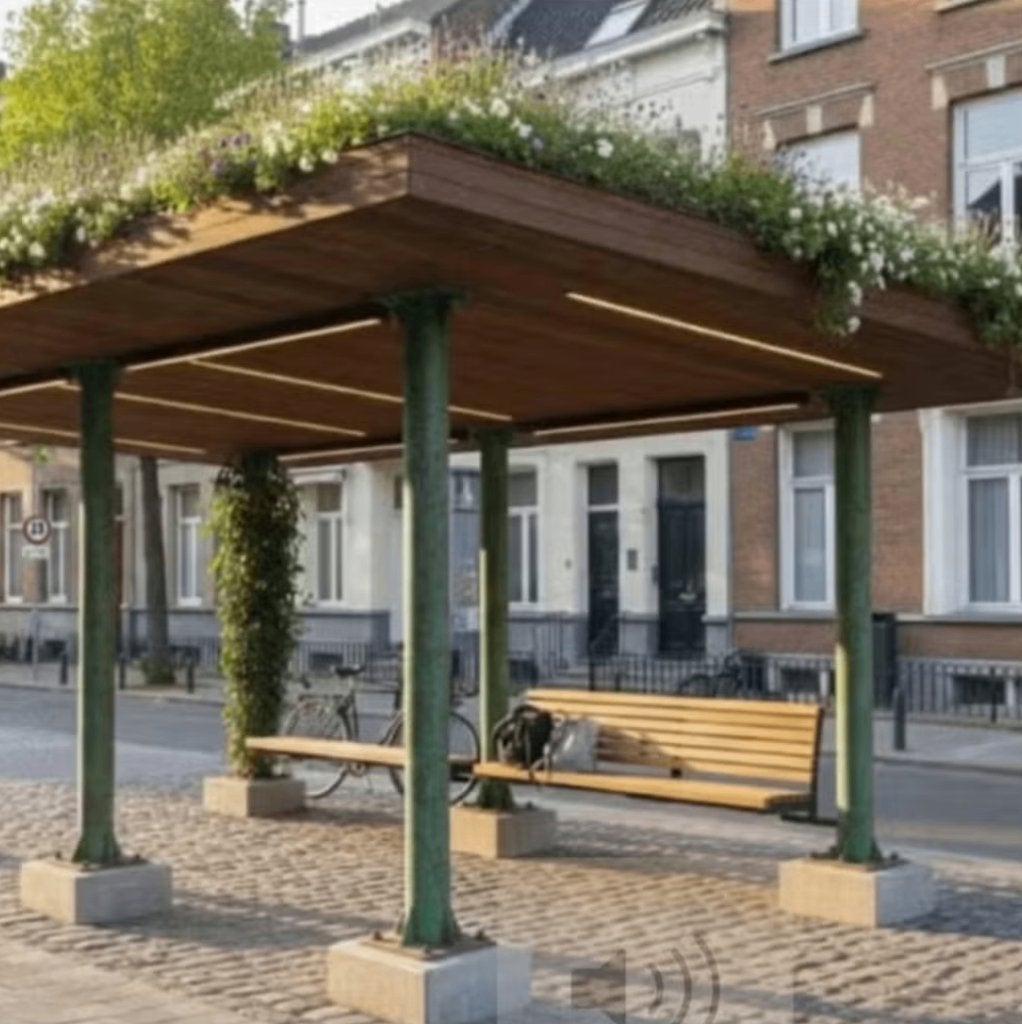 industrie carport palen, Tuin en Terras, Ophalen, Gebruikt, Carport