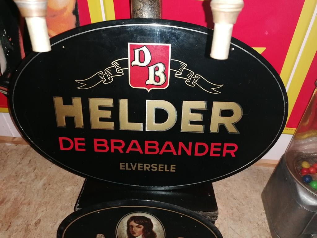 Zeer oud bierbord elversele, Verzamelen, Biermerken, Ophalen