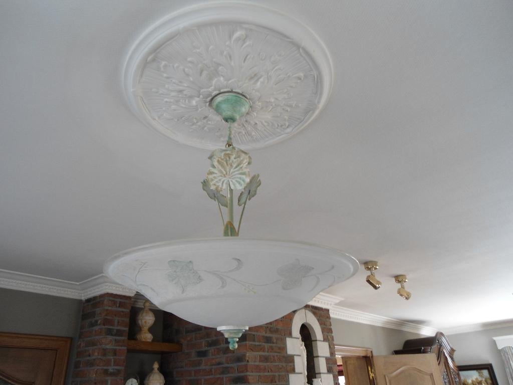 mooie luster, luchter. prima staat., Huis en Inrichting, Lampen | Kroonluchters, Ophalen