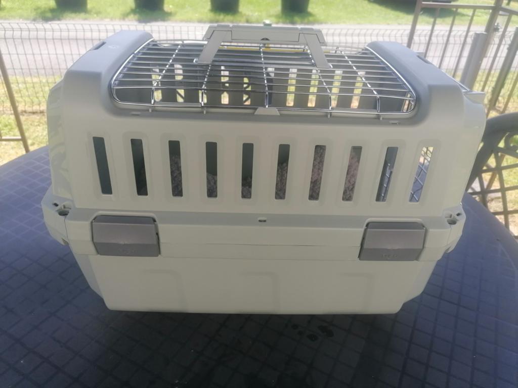 Stevige reisbench hond /kat licht groen, Dieren en Toebehoren, Transportboxen, Ophalen