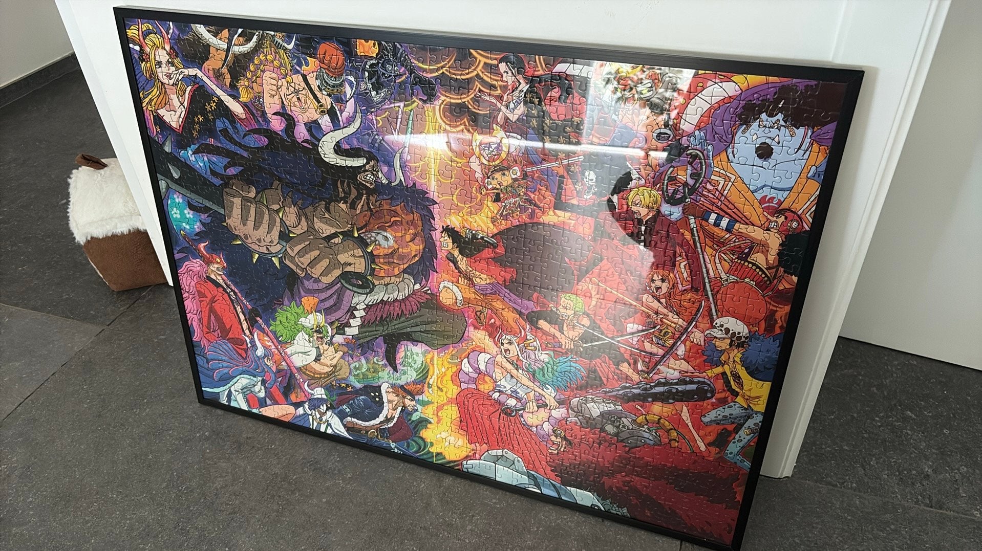 Puzzle 1000 pcs One Piece encadré, Ophalen, Zo goed als nieuw