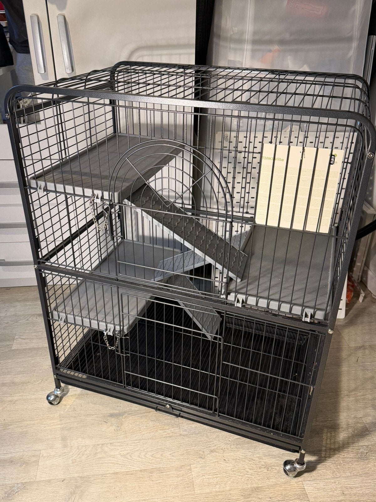Rattenkooi / knaagdierenkooi, Dieren en Toebehoren, Ophalen, Kooi, 60 tot 90 cm, Zo goed als nieuw