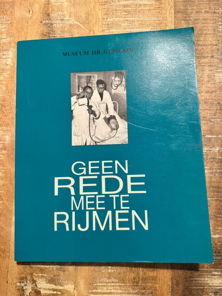 Geen rede mee te rijmen - Museum Dr. Guislain, Boeken, Maatschappij en Samenleving, Ophalen of Verzenden, Zo goed als nieuw, Museum Dr. Guislain