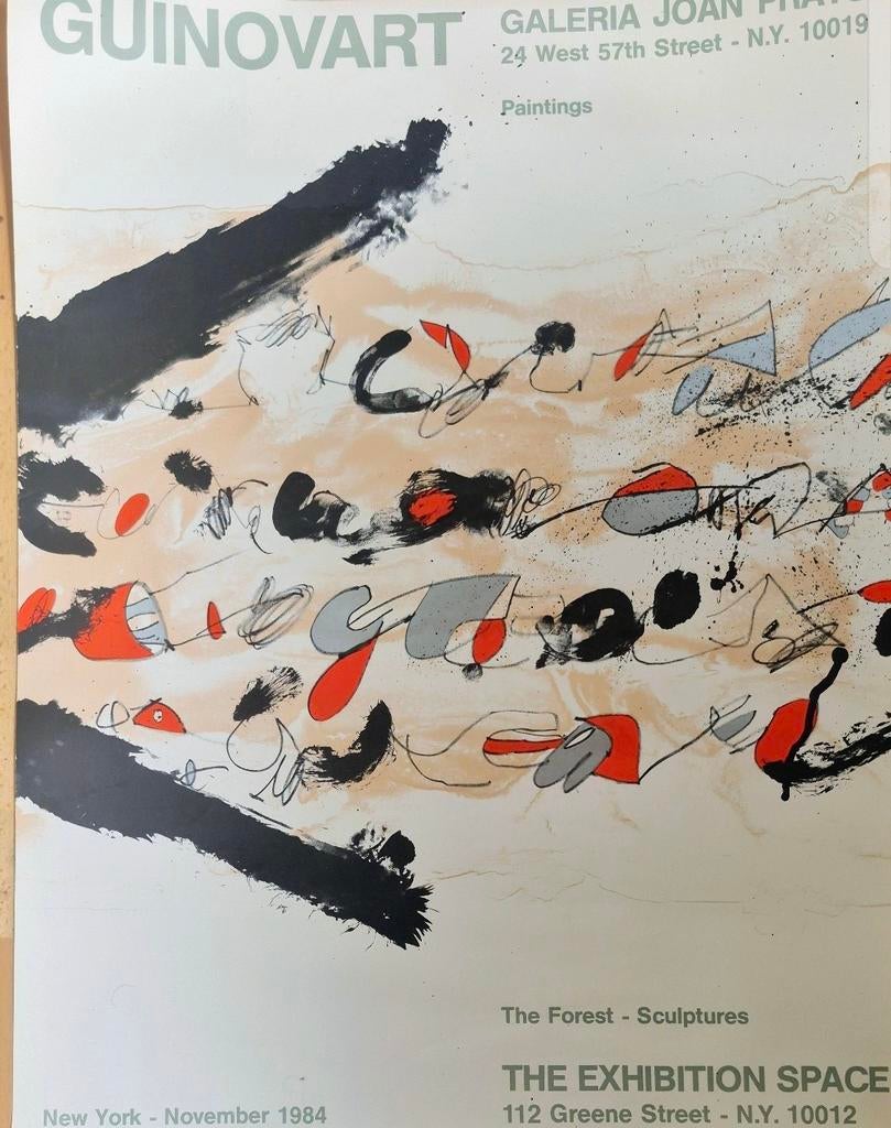 Expositie affiche Guinovart, Ophalen of Verzenden