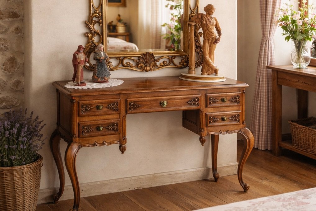 Couffeuse en bois style ancien Louis XV, Antiquités & Art, Enlèvement