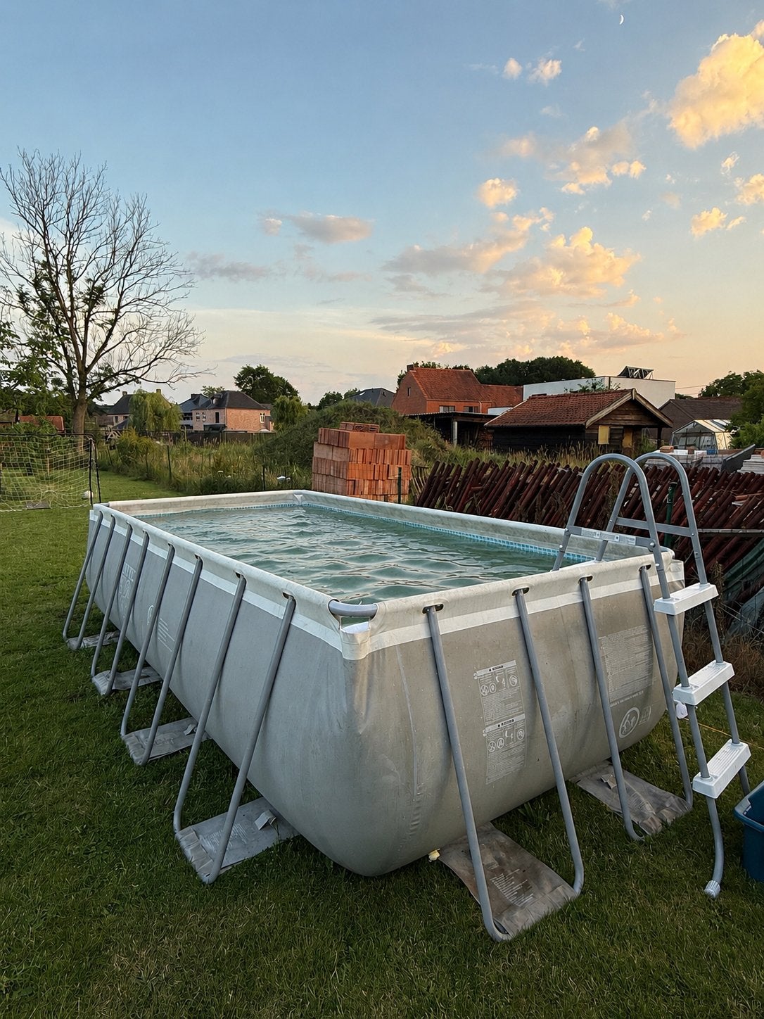 Zwembad met pomp, Enlèvement, Utilisé, Piscines hors sol