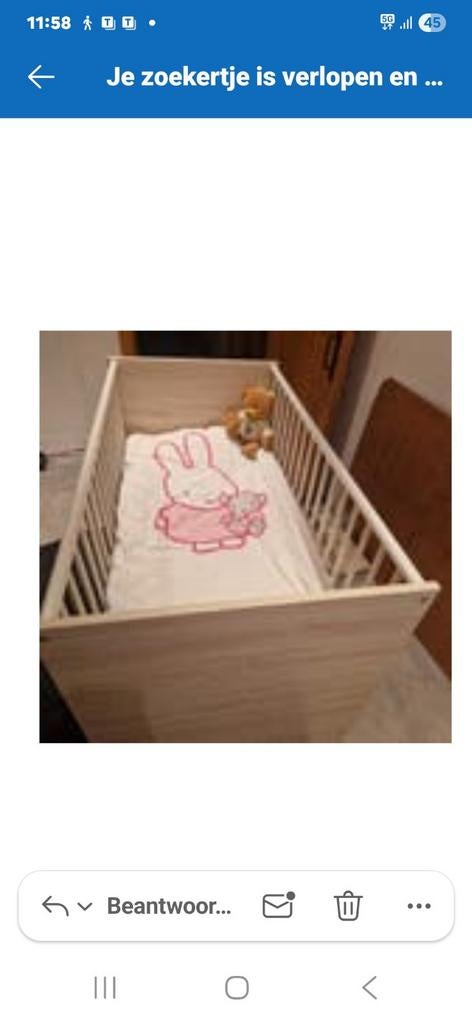 Baby bed, Ophalen
