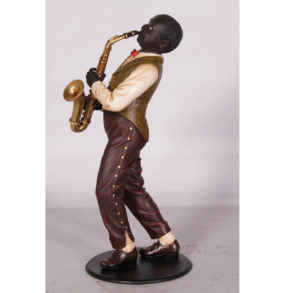 Jazz beeld 95 cm - Saxofoon jazzbeeld, Verzamelen, Ophalen, Nieuw