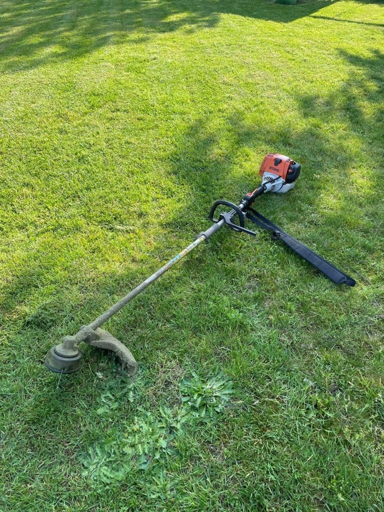 Stihl KM 90 R + combi-kantenmaaier, Ophalen, Benzine, Gebruikt, STIHL Combi/Multisysteem