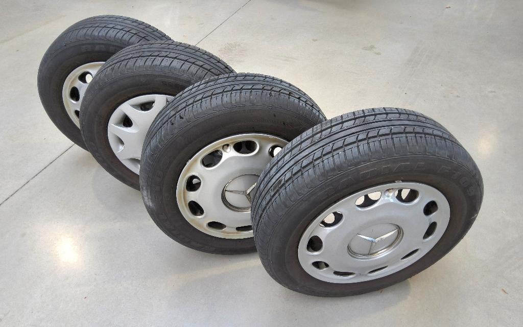 Roues été 195/65-15 originales Mercedes classe C, 15 pouces, Pneus et Jantes, Pneus été, Enlèvement