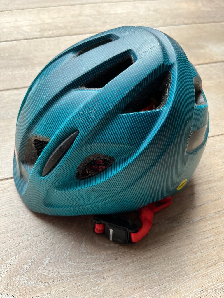 Fietshelm kind Specialized Mio - 46-51cm - blue/aqua, Ophalen, Gebruikt, Jongen of Meisje, Specialized